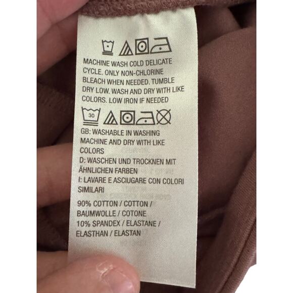 zuda Regular Basic Redefined Crop Legging Burgundy Rose XS NWOT Stretch Athletic - Picture 8 of 13